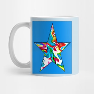 Ghost star blue 5 Mug